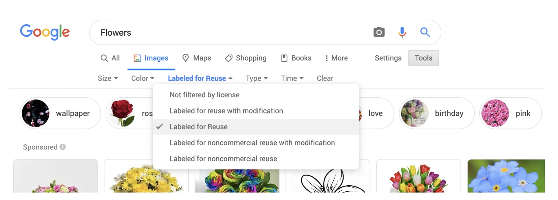 labeled for Reuse Google Image Search