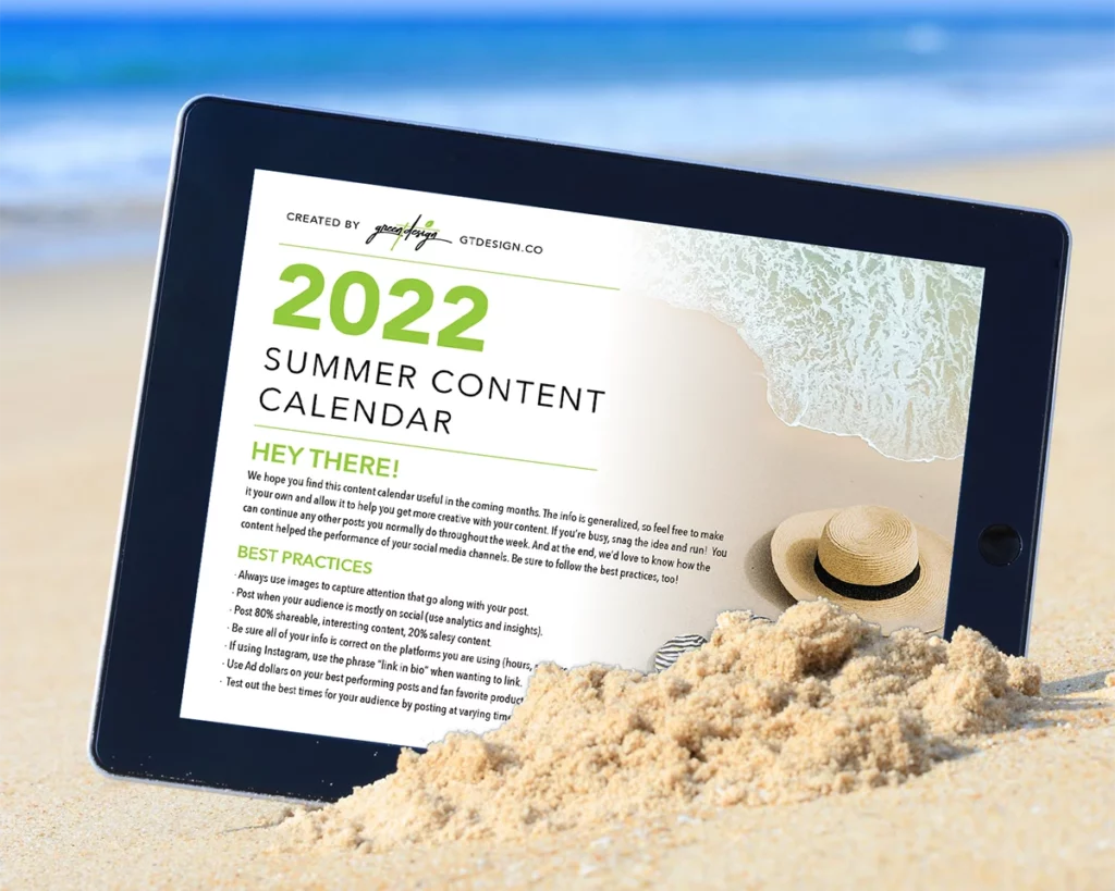 Free Social Media Content Calendar