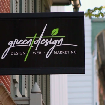 Green T Design Office Sign